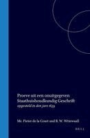 Proeve Uit Een Onuitgegeven Staathuishoudkundig Geschrift, Het Welvaren Der Stad Leyden: Opgesteld in Den Jare 1659
