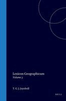 Sihāb Al-D Al-Ḥamawī - Lexicon Geographicum, Cui Titulus Est: Marāṣid Al-Iṭṭilāʿ ʿalā Asmāʾ Al-Amkina Wa-Al-BiqaM, Inbunden