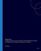 Album-Kern: Opstellen Geschreven Ter Eere Van Dr. H. Kern, Hem Aangeboden Door Vrienden En Leerlingen Op Zijn Zeventigsten Verjaardag Den VI. April 19