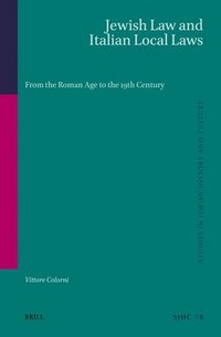 bokomslag Jewish Law and Italian Local Laws: From the Roman Age to the 19th Century