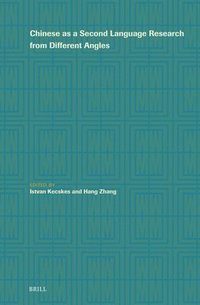 bokomslag Chinese as a Second Language Research from Different Angles