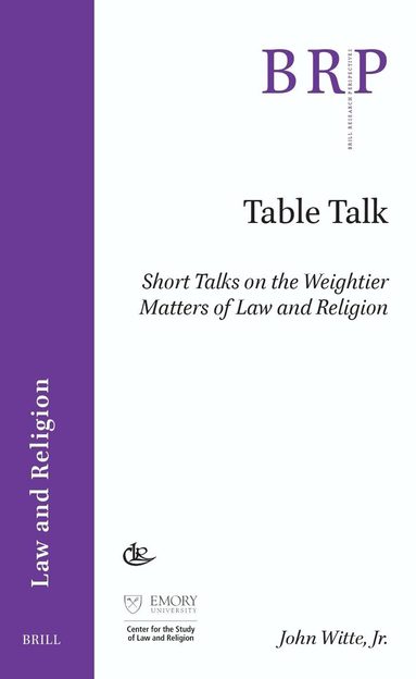 John Witte, Jr. - Table Talk, Häftad