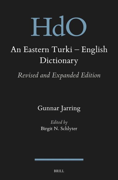 Gunnar Jarring, Birgit N. Schlyter - Eastern Turki – English Dictionary, Inbunden