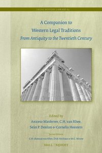bokomslag A Companion to Western Legal Traditions
