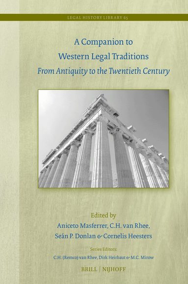 Aniceto Masferrer - Companion to Western Legal Traditions, Häftad