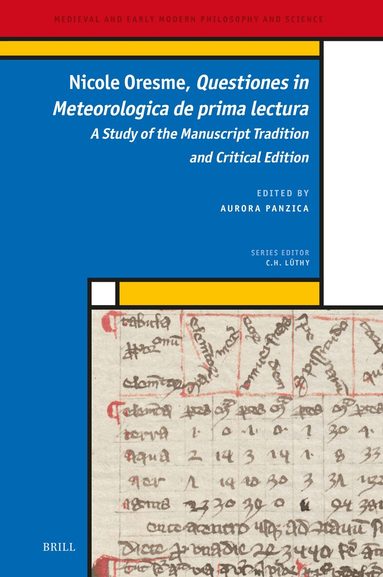 Nicole Oresme, Aurora Panzica - Nicole Oresme, Questiones in Meteorologica de prima lectura, Inbunden