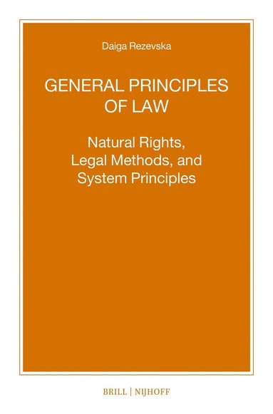 Daiga Rezevska - General Principles of Law, Häftad