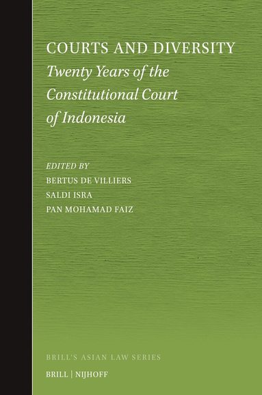 Bertus de Villiers - Courts and Diversity, Inbunden