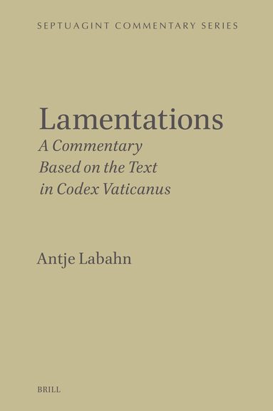 Antje Labahn - Lamentations, Inbunden