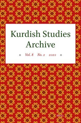 bokomslag Kurdish Studies Archive: Vol. 8 No. 2 2020