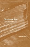 bokomslag Obstinate Star: A History of the Puerto Rico Independence Movement