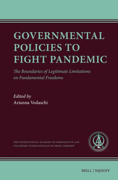 Arianna Vedaschi - Governmental Policies to Fight Pandemic, Inbunden