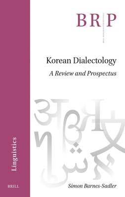 bokomslag Korean Dialectology