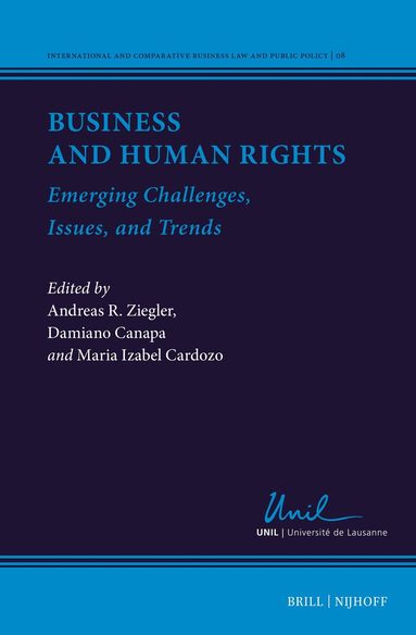 Andreas R. Ziegler, Damiano Canapa, Maria Izabel Cardozo - Business and Human Rights, Inbunden