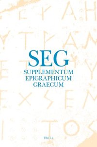 bokomslag Supplementum Epigraphicum Graecum, Volume LXIX (2019)