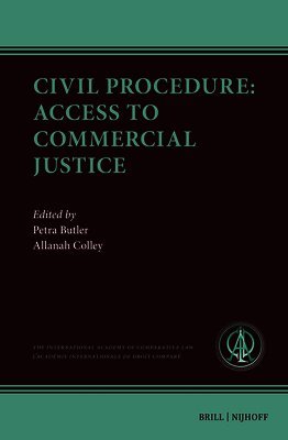Petra Butler, Allanah Colley - Civil Procedure: Access to Commercial Justice, Inbunden