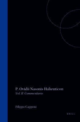 Ovidius - P. Ovidii Nasonis Halieuticon: Vol. II Commentario, Inbunden