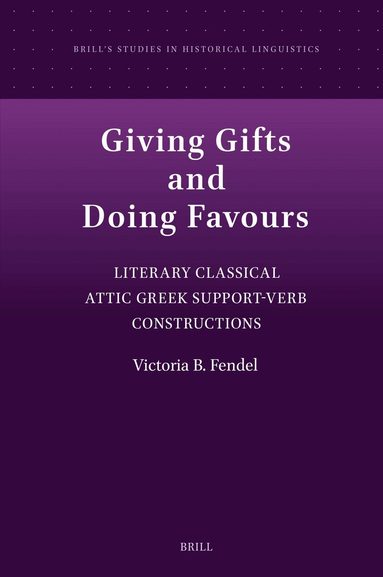 Victoria Beatrix Fendel - Giving Gifts and doing Favours, Inbunden