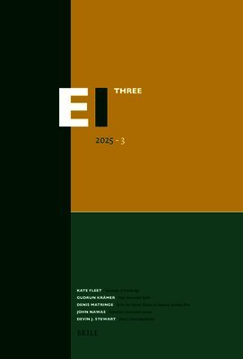 Kate Fleet, Gudrun Krämer - Encyclopaedia of Islam - Three 2025-3, Häftad