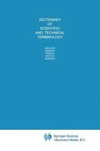 bokomslag Dictionary of Scientific and Technical Terminology