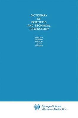 bokomslag Dictionary of Scientific and Technical Terminology