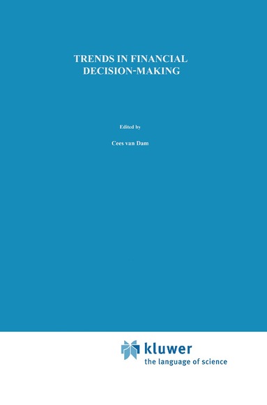 Cees van Dam - Trends in Financial Decision Making, Inbunden