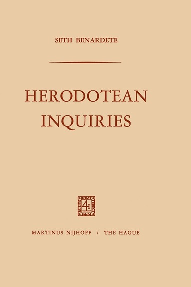 S. Benardete - Herodotean Inquiries, Häftad