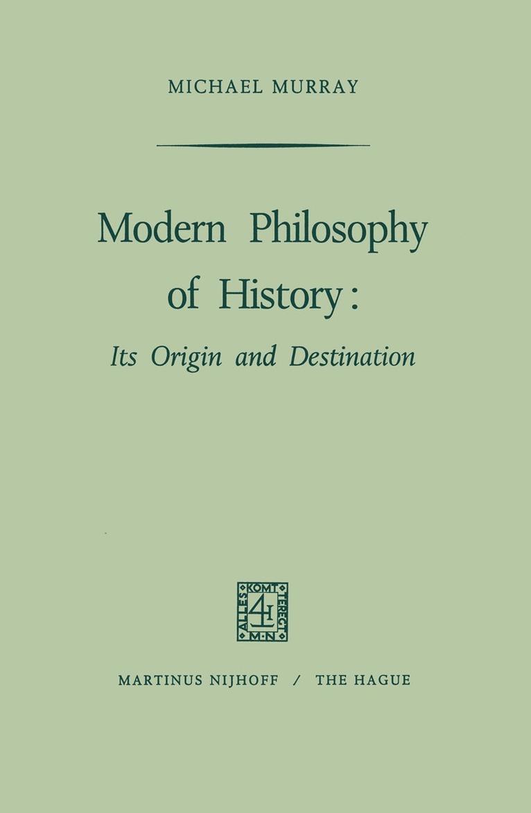 Modern Philosophy of History 1