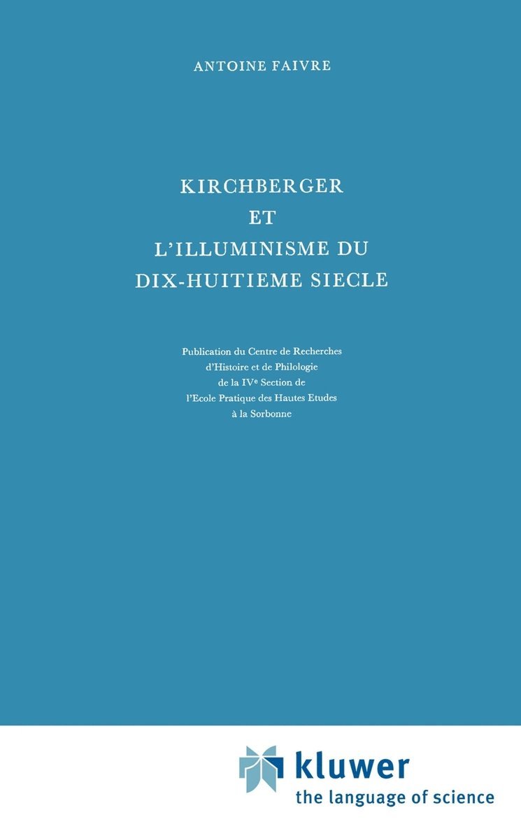 Kirchberger et l'illuminisme du dix-huitime sicle 1