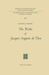 bokomslag The Works of Jacques-Auguste de Thou