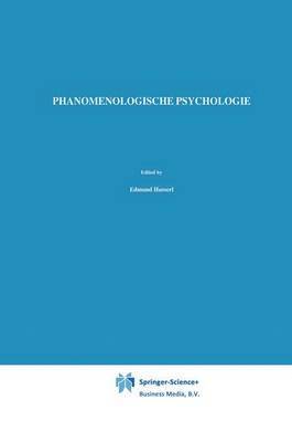 bokomslag Phnomenologische Psychologie