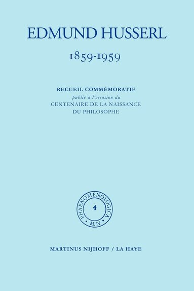 bokomslag 1859-1959. Recueil commmoratif publi  l'occasion du centenaire de la naissance du philosophe