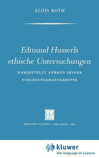 bokomslag Edmund Husserls ethische Untersuchungen