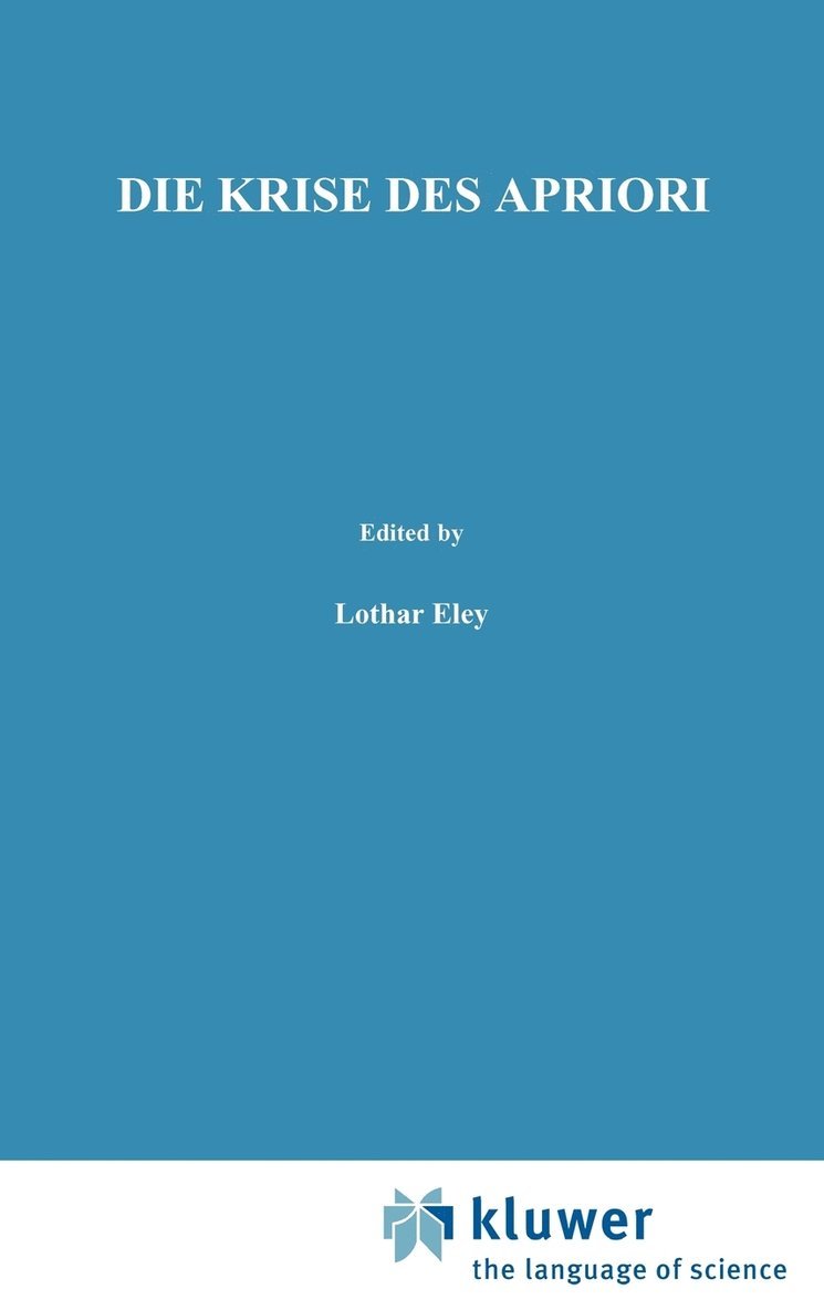 Die Krise des Apriori