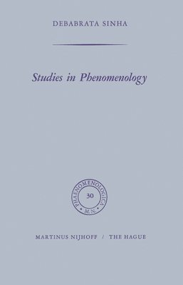 bokomslag Studies in Phenomenology