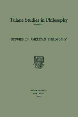 Studies in American Philosophy 1