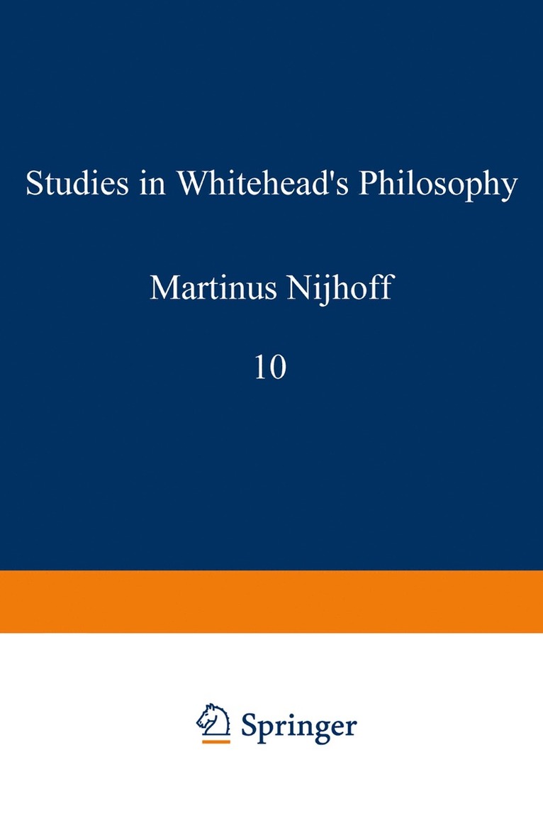 Studies in Whiteheads Philosophy 1