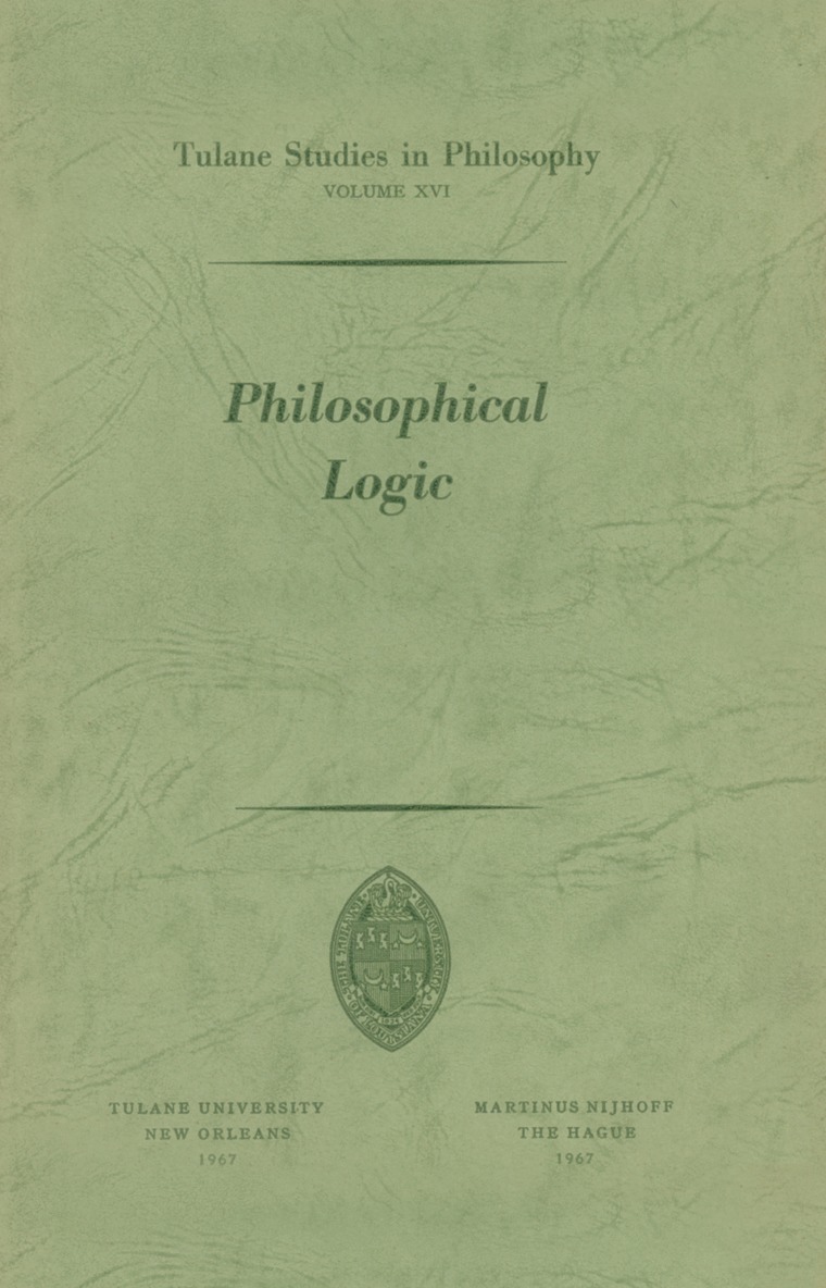 Philosophical Logic 1