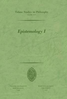 Epistemology I 1