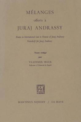 Mlanges Offerts  Juraj Andrassy 1