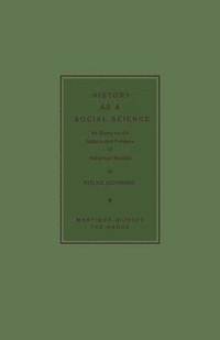 bokomslag History as a Social Science