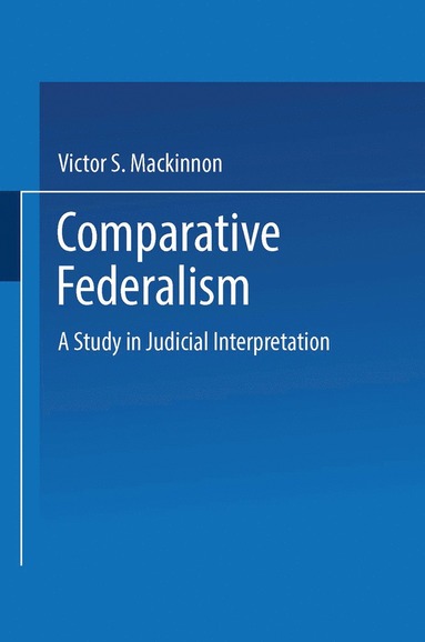 bokomslag Comparative Federalism