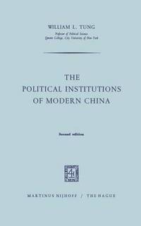 bokomslag Political Institutions of Modern China