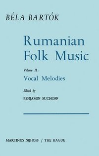 bokomslag Rumanian Folk Music: Vocal Melodies