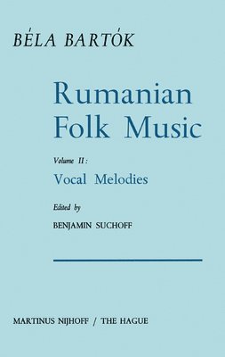 bokomslag Rumanian Folk Music: Vocal Melodies