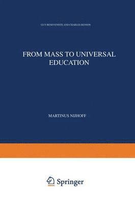 bokomslag From Mass to Universal Education