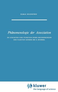 bokomslag Phnomenologie der Assoziation