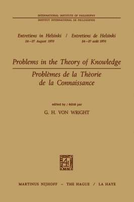 bokomslag Problems in the Theory of Knowledge / Problèmes de la théorie de la connaissance