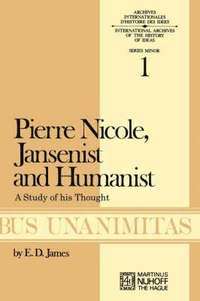 bokomslag Pierre Nicole, Jansenist and Humanist