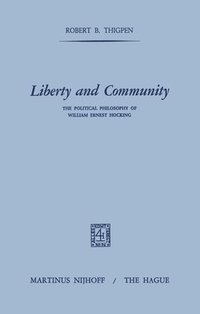 bokomslag Liberty and Community